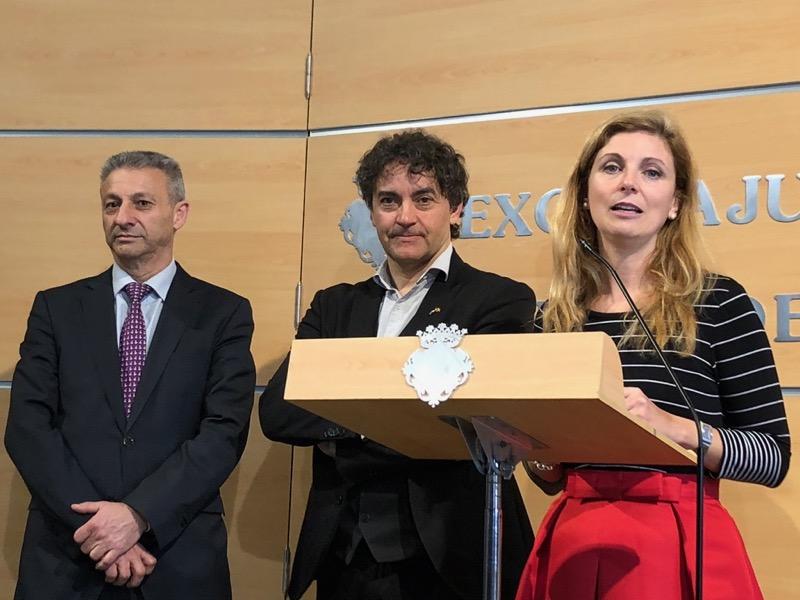 Amparo Marco, Paco Toledo y Francesc Colomer