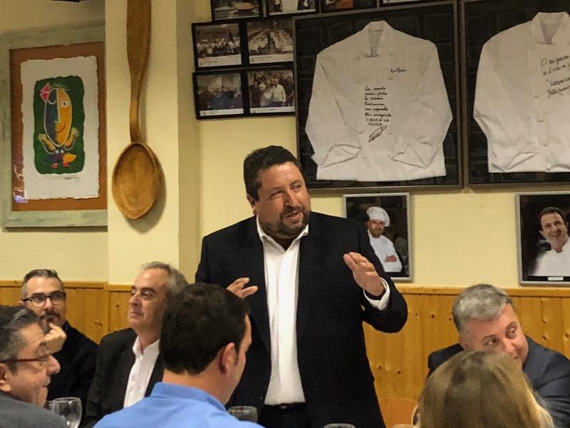 Javier Moliner cena Dilputacion Nadal