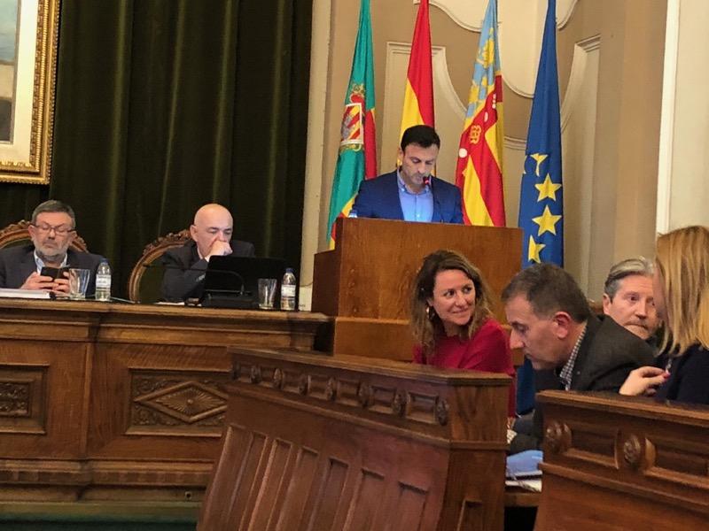 Pleno Ayuntamiento de Castellon JA Zamora ciudadanos 250118