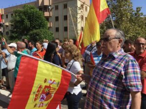 Concentracion apoyo guardia civil