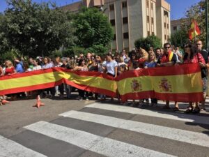 concentracion apoyo Guardia Civil 