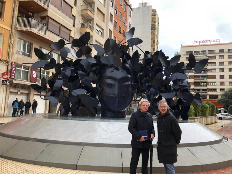 La Escultura ha sido cedida a Castellón por la Fundación Hortensia Herrero.