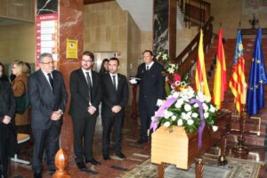 Capilla ardiente de Llorens Poy.