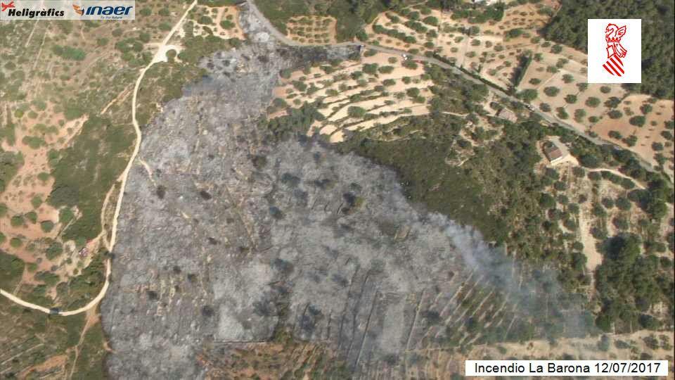 Incendio VAll d alba 120717