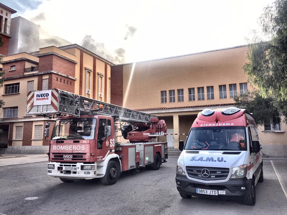 Incendio colegio de la Consolacion 141217