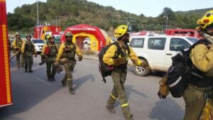 Incendio de Artana Brigadas de Daroca y cuenca 27VII16