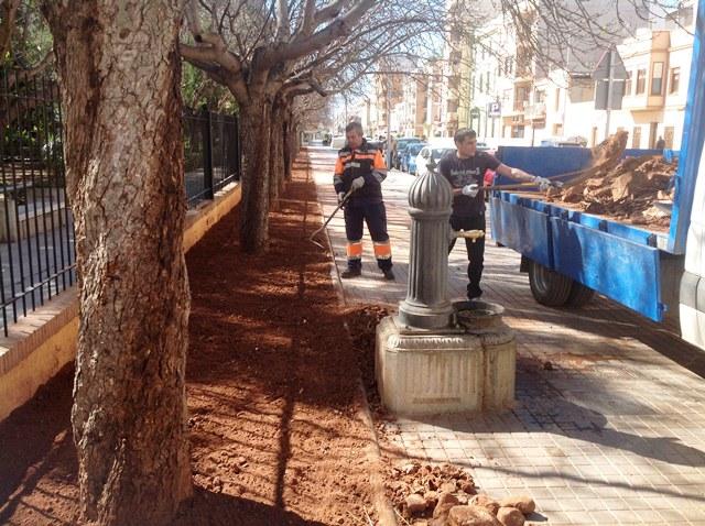 Replantación en el Jardín Botánico. 06/03/2014. AYUNTAMIENTO DE NULES