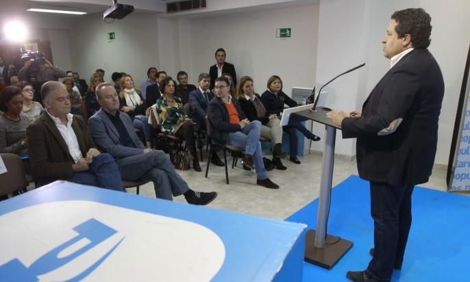 Javier Moliner en la jornada sobre el Corredor Mediterráneo.