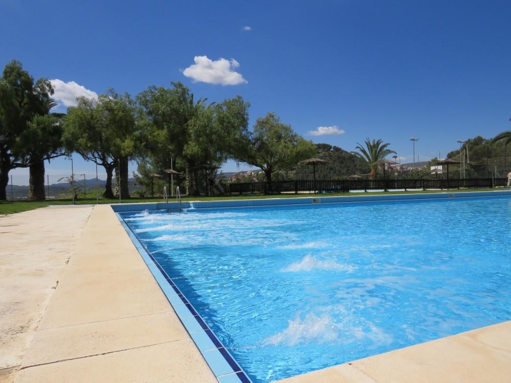 La piscina de Cárrica, a punto para su apertura