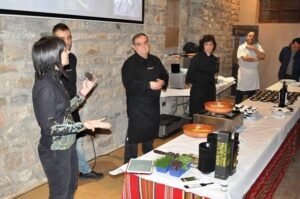 MAria Rallo presentant el showcooking