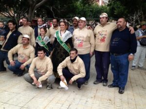 Magdalena 2013 Mascleta 5III13 reinas con turis
