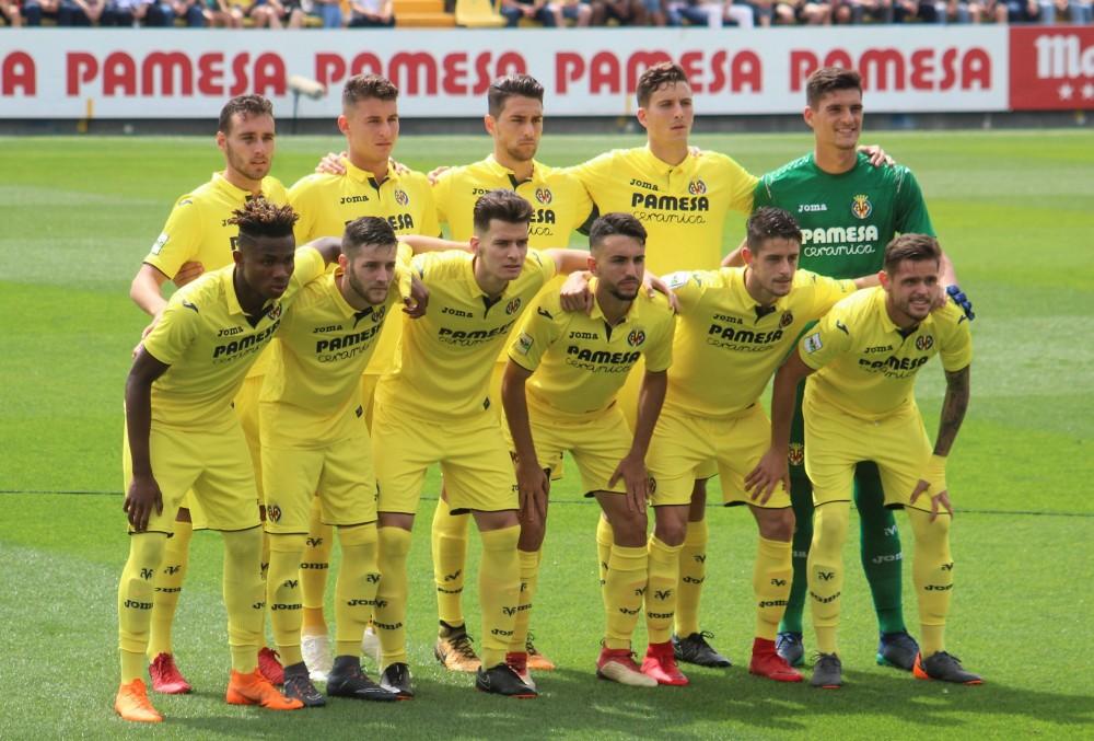 Once que presentó el Villarreal B ante el Fuenlabrada.