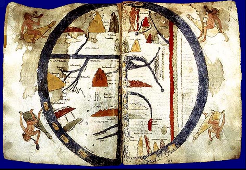 Mapa beatino del s. XII.