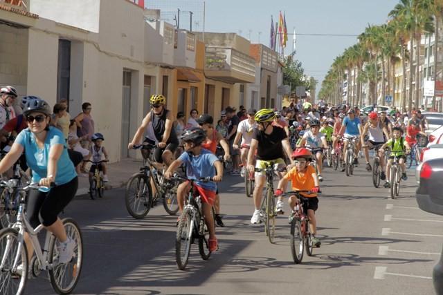 Marcha en bici. VII Setmana Cultura Jove. 12/04/2014. AYUNTAMIENTO DE NULES