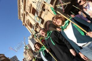 Marco, Puig y Cebrián en la Romería de les Camyes