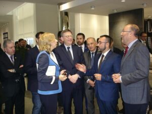 María José, Puig y Benlloch en Porcelanosa