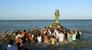 Desembarco de la patrona de Moncofa.