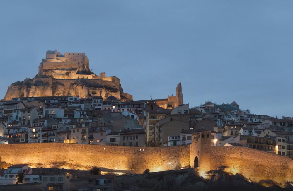 Morella por la noche