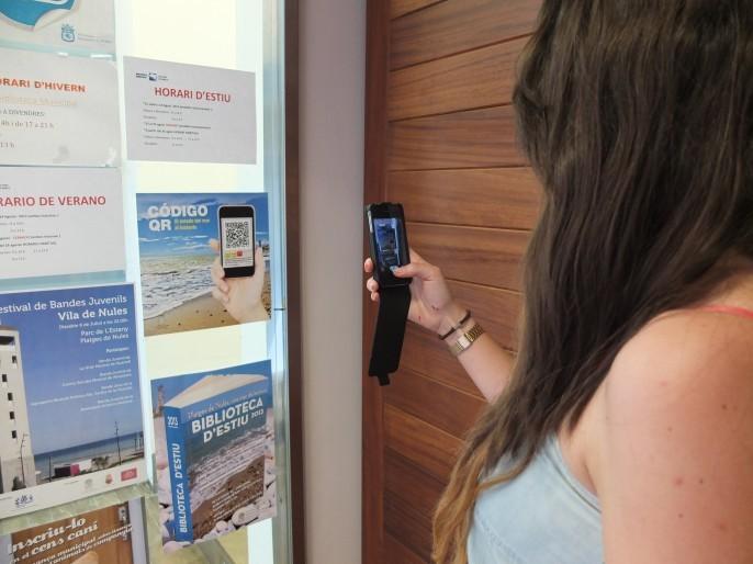 Código QR para conocer el estado de las playas al instante. 25/06/2013. AYUNTAMIENTO DE NULES