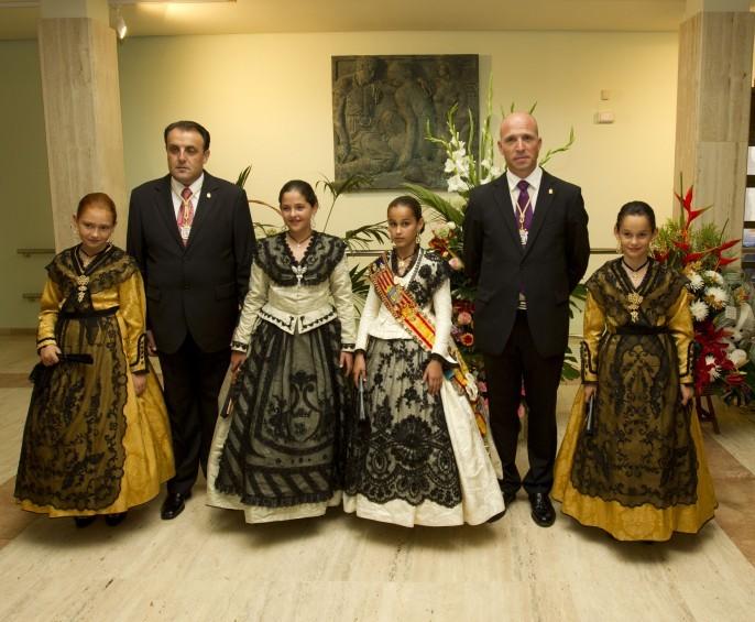 Presentación de la reina infantil de la Vila, Rosa Martínz Roglá. 15/06/2013. AYUNTAMIENTO DE NULES