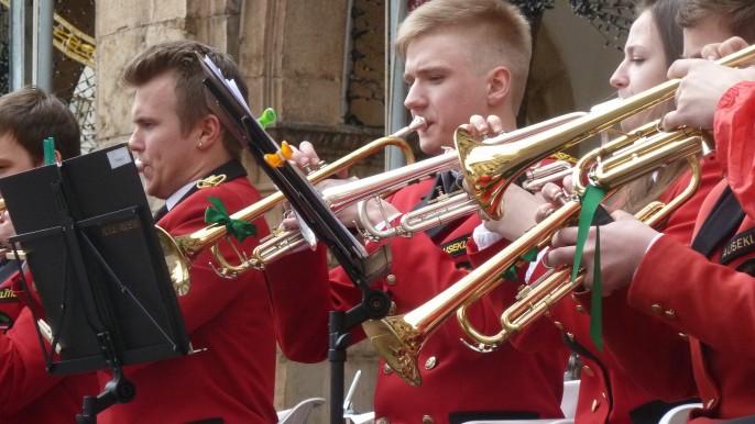 Un momento del concierto de la banda de Letonia.