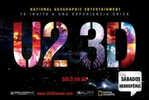 Proyección concierto U2 en el Hemisfèric