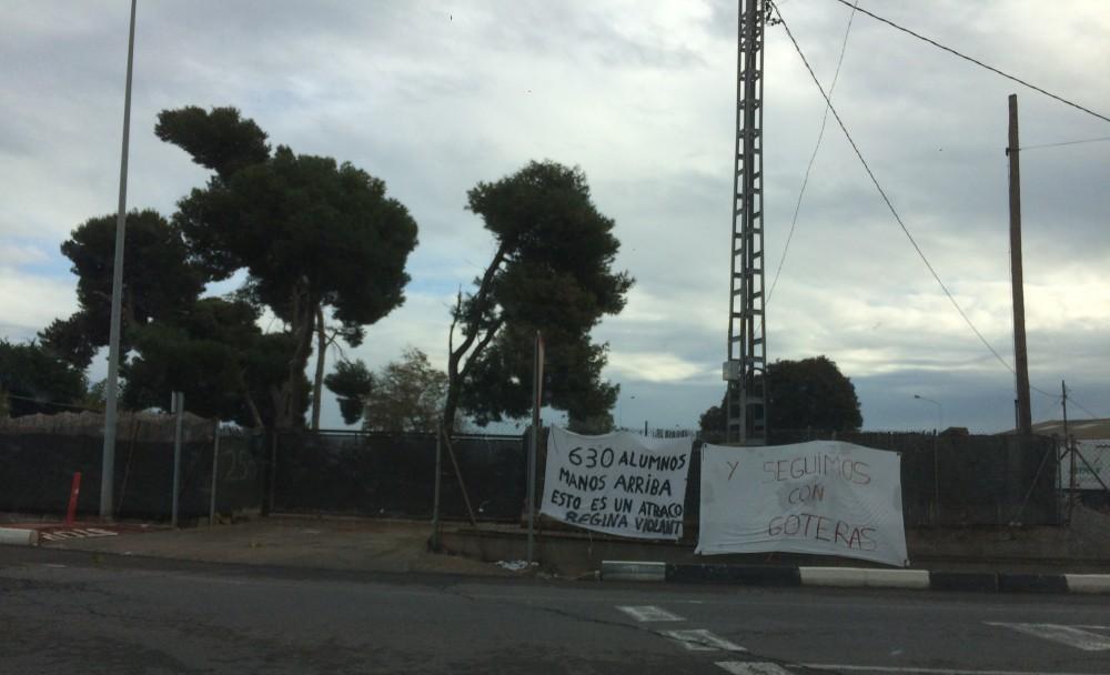 Pancartas colegio Regina Violant Almassora