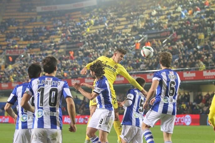 Partdio de Copa entre el Villarreal y la Real