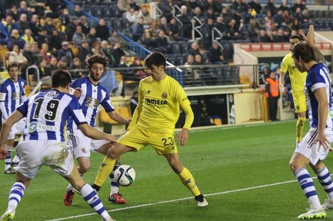 Partido de Copa entre el Villarreal y la Real Sociedad.