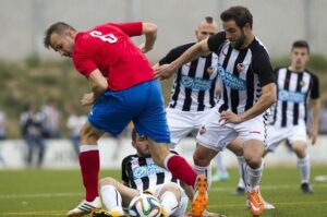 Partido entre el Atlético Saguntino y el Castellon