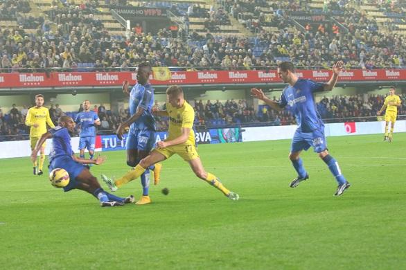 Partido entre el Villarreal y el Getafe (1).