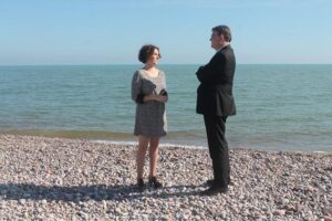 Pérez y Puig, en la playa de Almenara