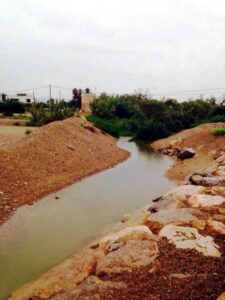 Tromba de agua en Burriana.