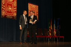 Barelles en la entrega de los Premios 8 de Marzo que concede Gregal.