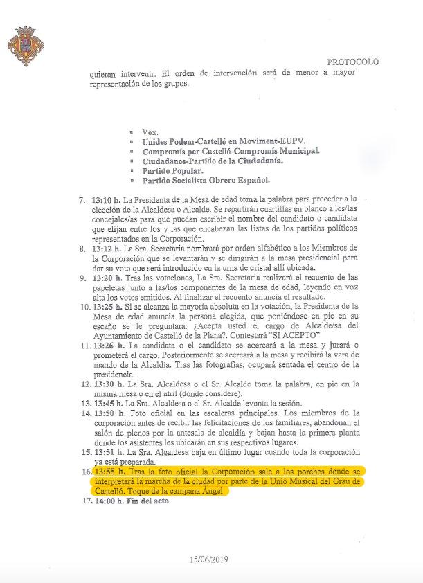 Protocolo Ayuntamiento