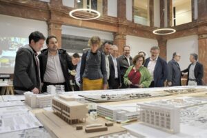 Proyecto arquitectonico Universidad Politecnica de Valencia ETSA-UPV sobre barrio Cremor de Castellón