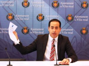 Héctor Folgado en la rueda de prensa.