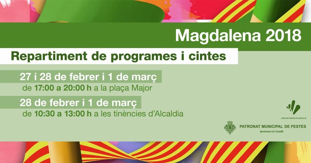 Reparto progamas de Magdalena 18