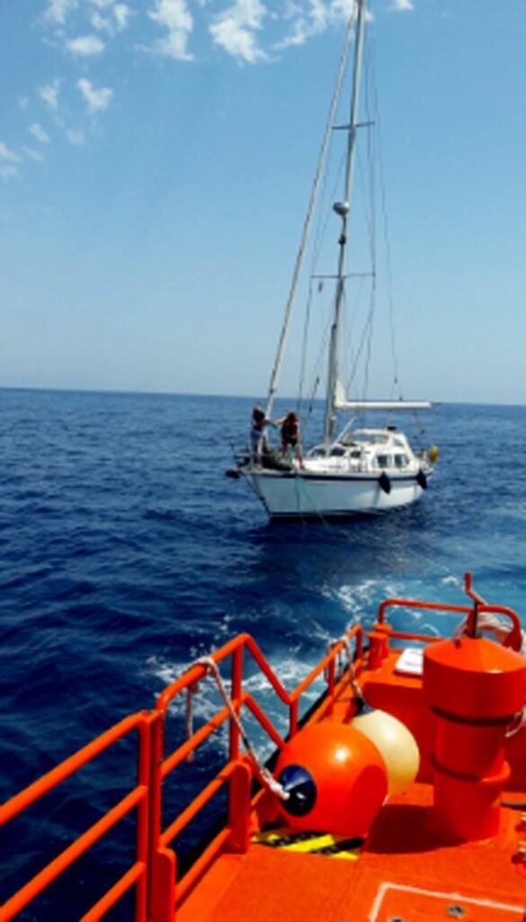 Rescate velero noruego Burriana 11VII16