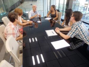 Reunión con alumnos de la uji