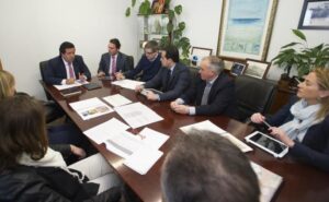 Reunión de la Diputación de Castellón en Peñíscola.