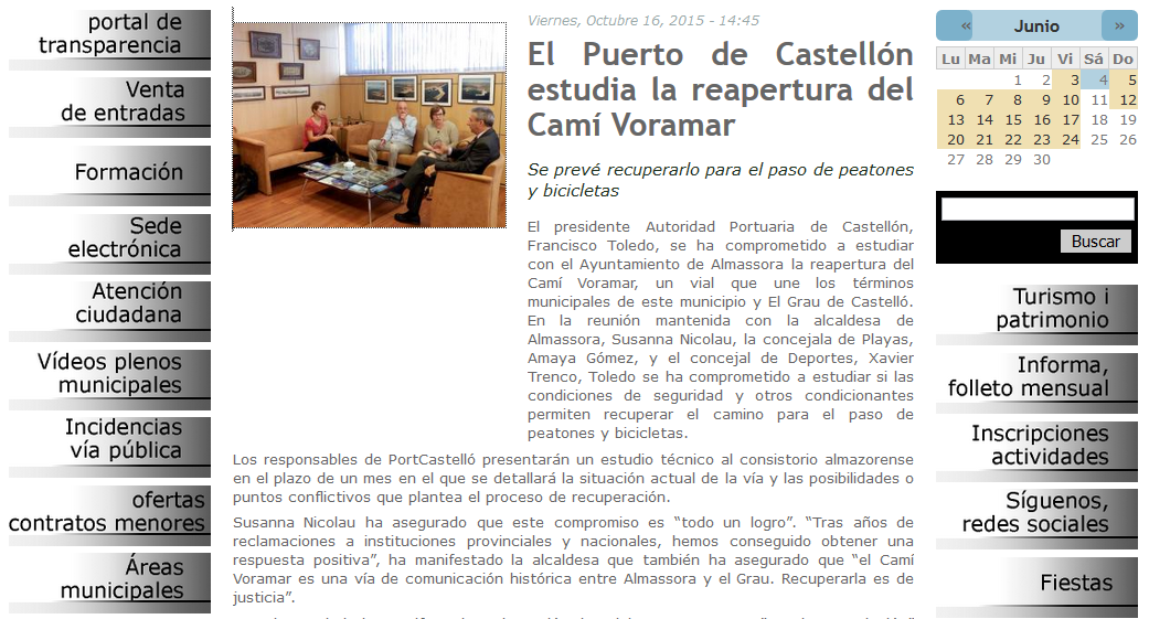 Reunión puerto Almassora