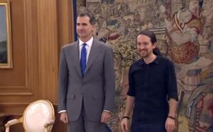 Rey Felipe VI con Pablo Iglesias I16