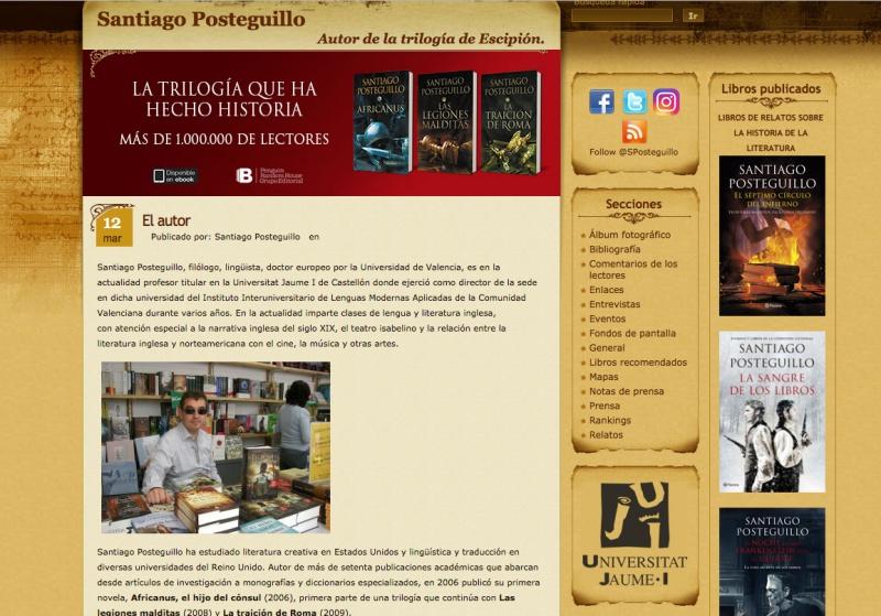 Santiago Posteguillo escritor