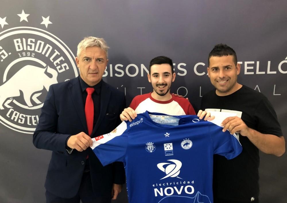 Sergio Amores también se comprometido con la escuadra castellonense. FOTO: BISONTES FS