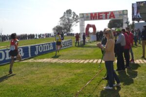 Sonia Bellés durante una carrera
