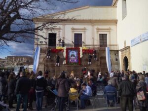 Tapiz en la basílica de Lledó