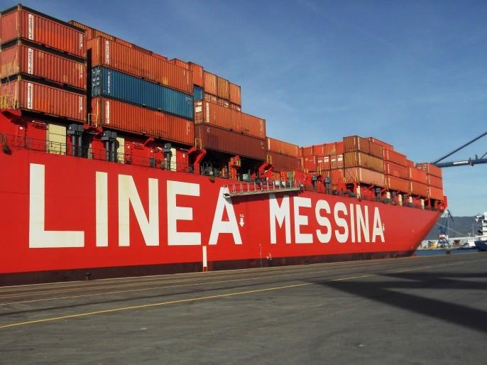 Tráfico TEUs Messina width=