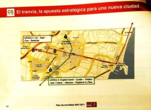Plano del TRAM.
