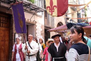 Turistas Feria Medieval Ayuntamiento Onda 2017